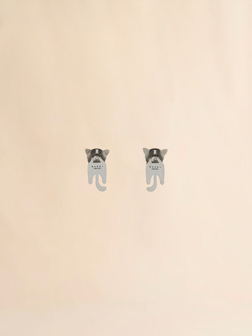 Kitten-shaped stud earrings - Earrings