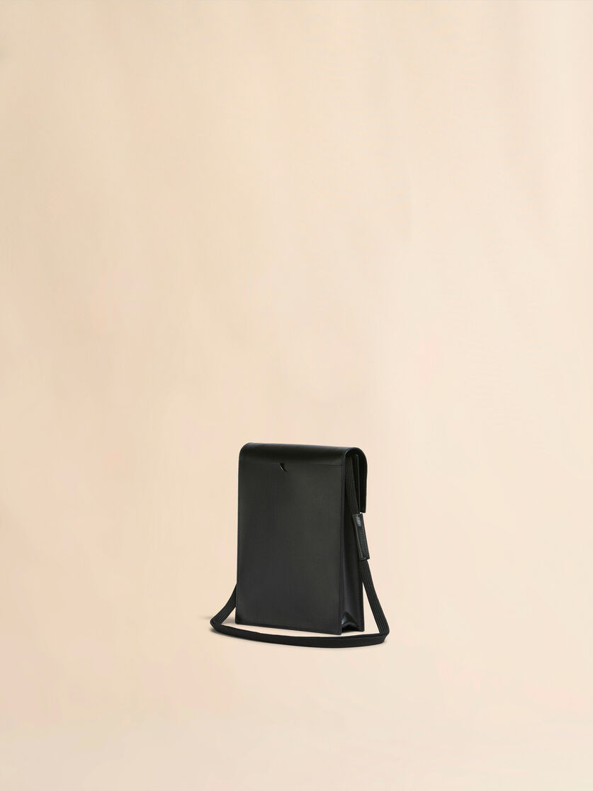 Black pouch with shoelace strap - Shoulder Bags - Image 3