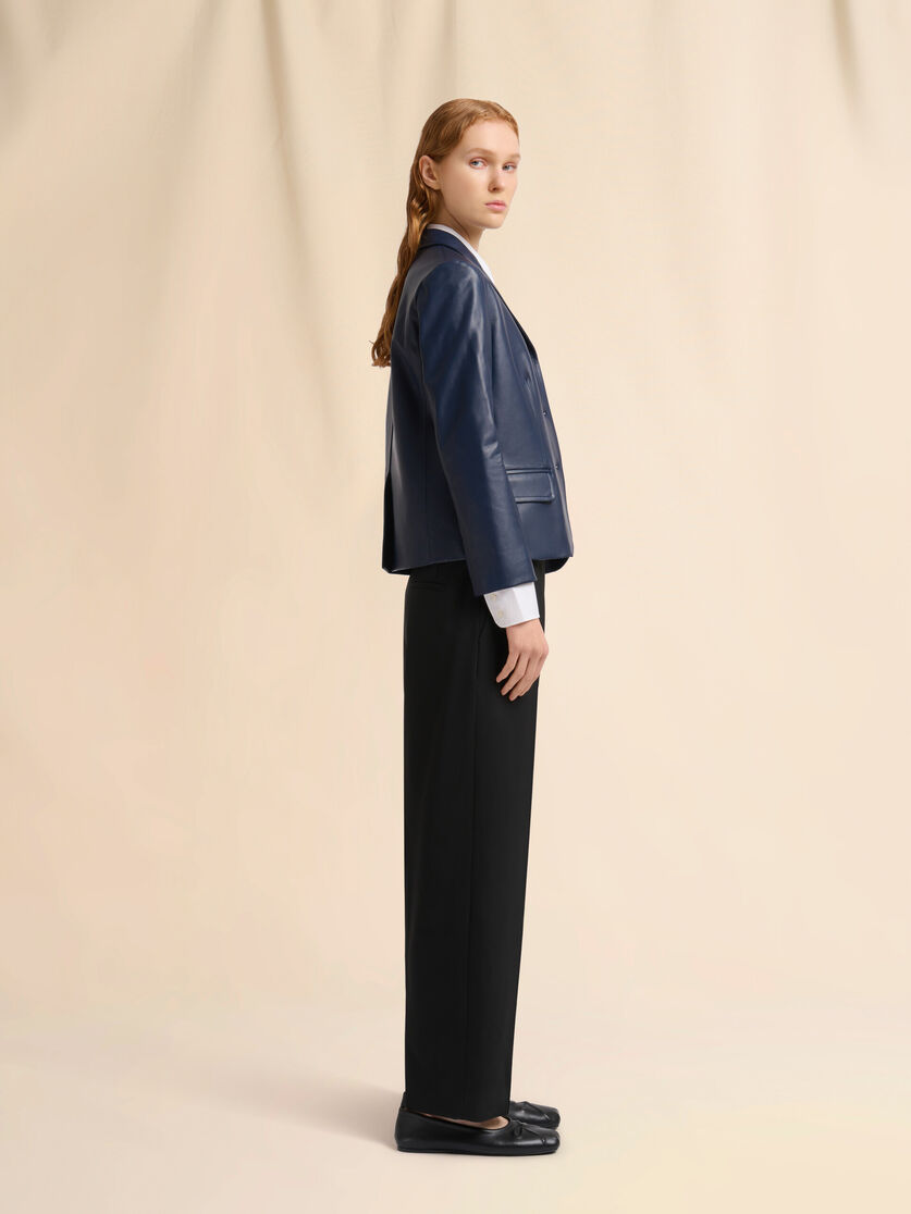 Blue nappa jacket - Jackets - Image 6