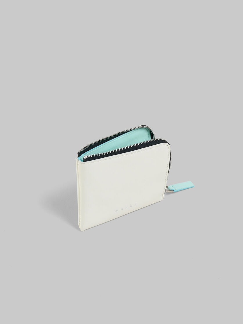 ブラック レザー製 ジップアラウンド Prisma ウォレット - 財布 - Image 2
