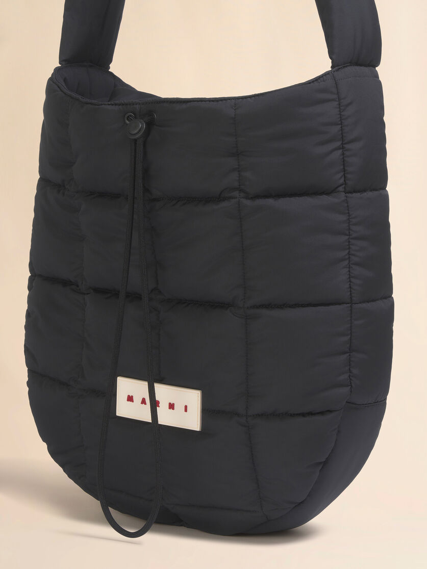 ブラック Puff ホーボーバッグ, Image 5