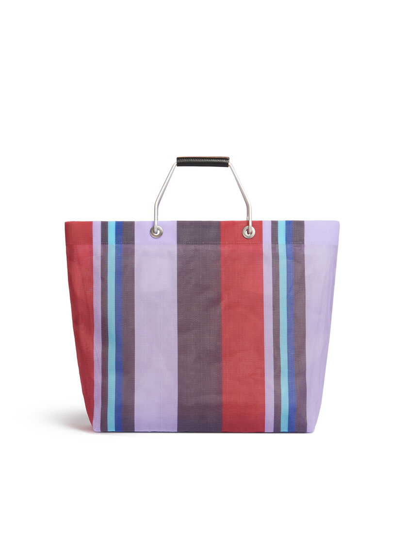 マルチカラーブルー MARNI MARKET STRIPE BAG - ショッピングバッグ - Image 3