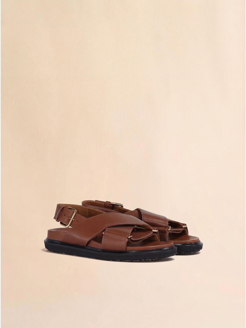 Brown leather Fussbett, Image 2