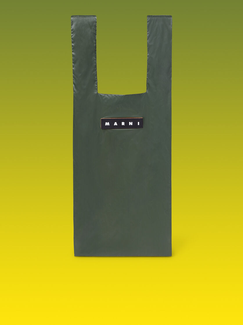 MARNI MARKETグリーン ショッピングフローラルプリント - ショッピングバッグ - Image 1