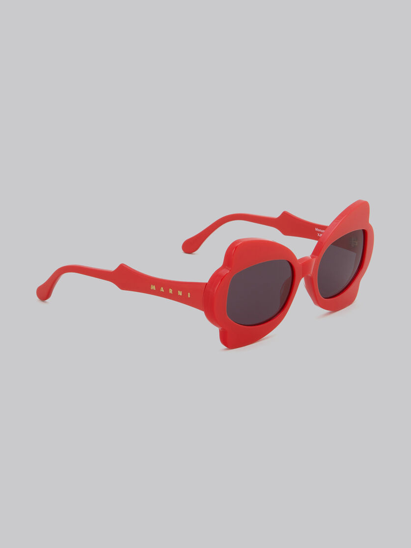 Red Monumental Gate Sunglasses | Marni 