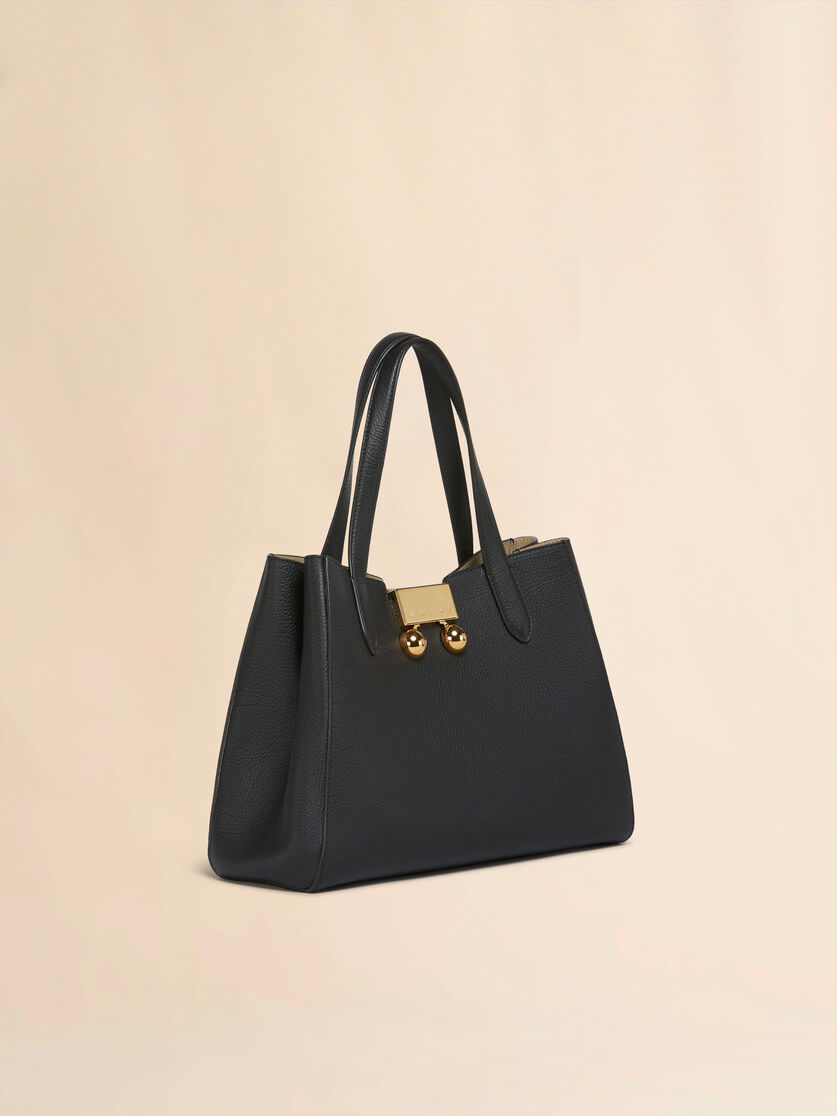 Grey leather Trunkaroo Tote handBag - Handbags - Image 6