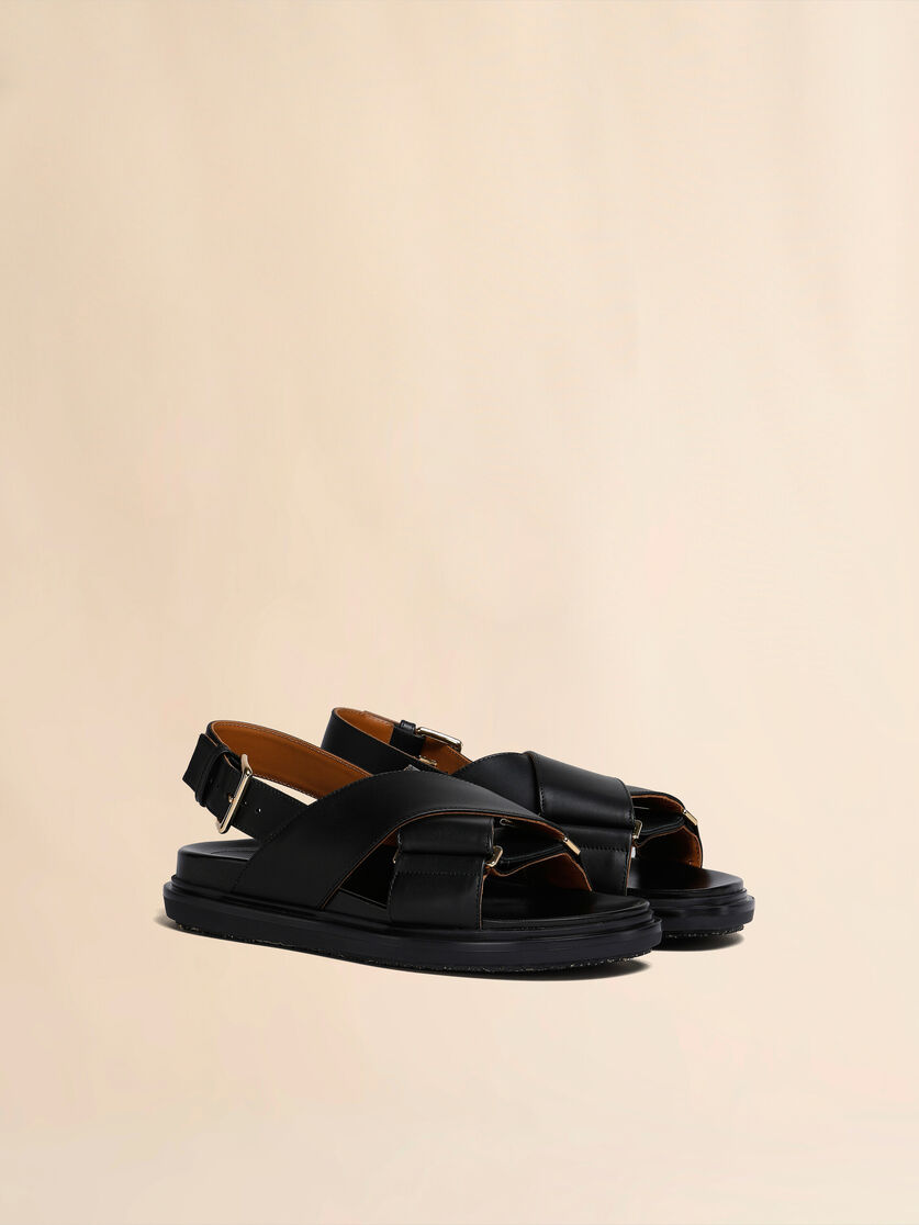 Brown leather Fussbett - Sandals - Image 2
