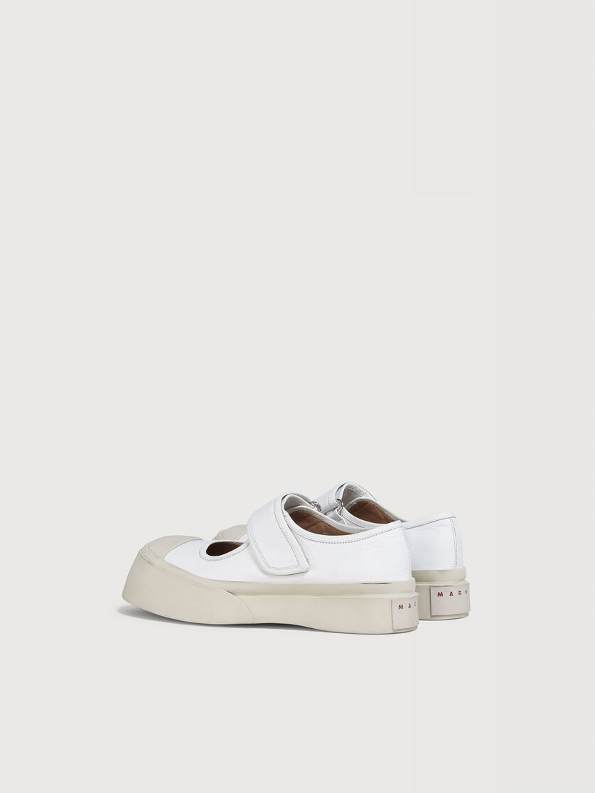 ホワイト ナッパレザー  PABLO メリージェーンスニーカー, Image 3