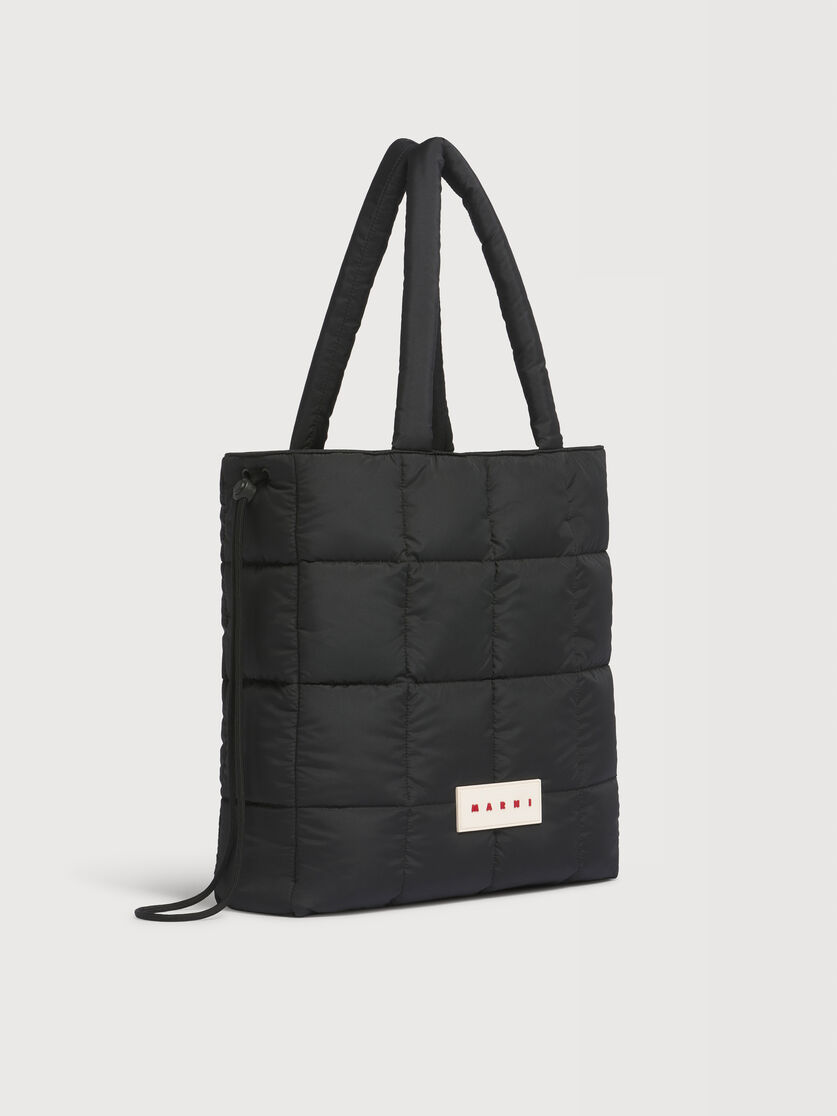 ブラック Puff トートバッグ, Image 2
