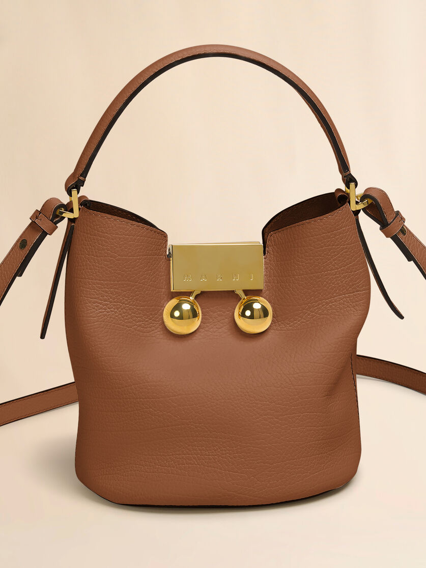 Bolso Trunkaroo de piel marrón - Bolsos de hombro - Image 4