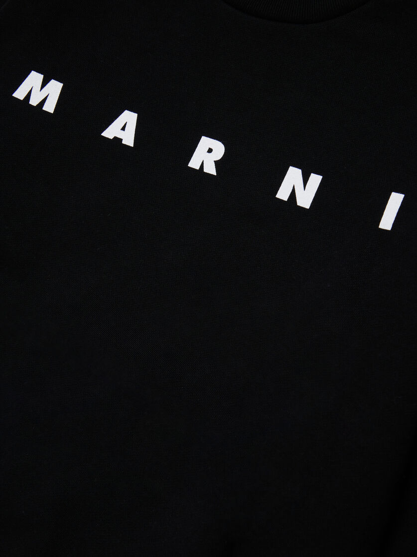 Marni 프린트 블랙 코튼 스웨트셔츠 - 스웨터 - Image 4
