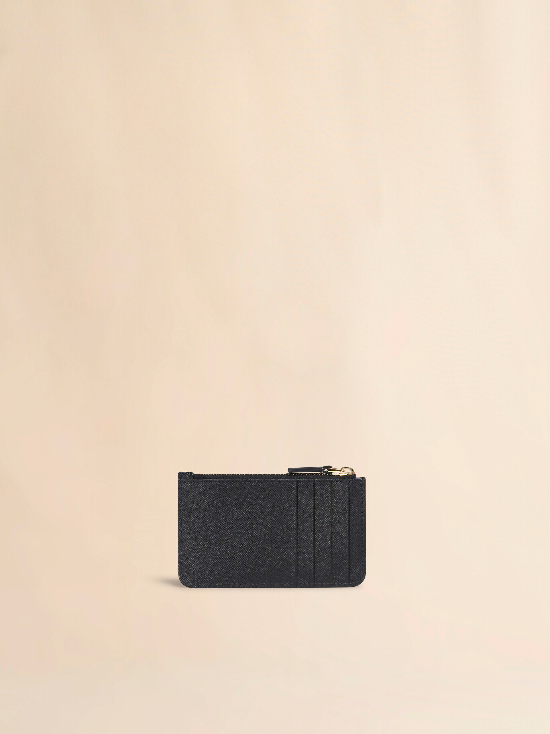 すぐにお届け☆MARNI ロゴ サフィアーノ カードケース ブラック ブラック サフィアーノレザー製 ビジネスカードケース | Marni