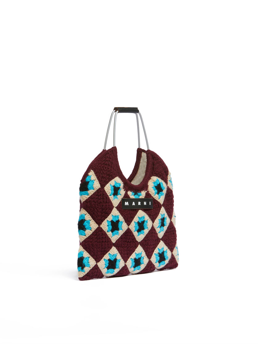 Brown Crochet Marni Market Hedge Bag - Shopping Bags - Image 2
