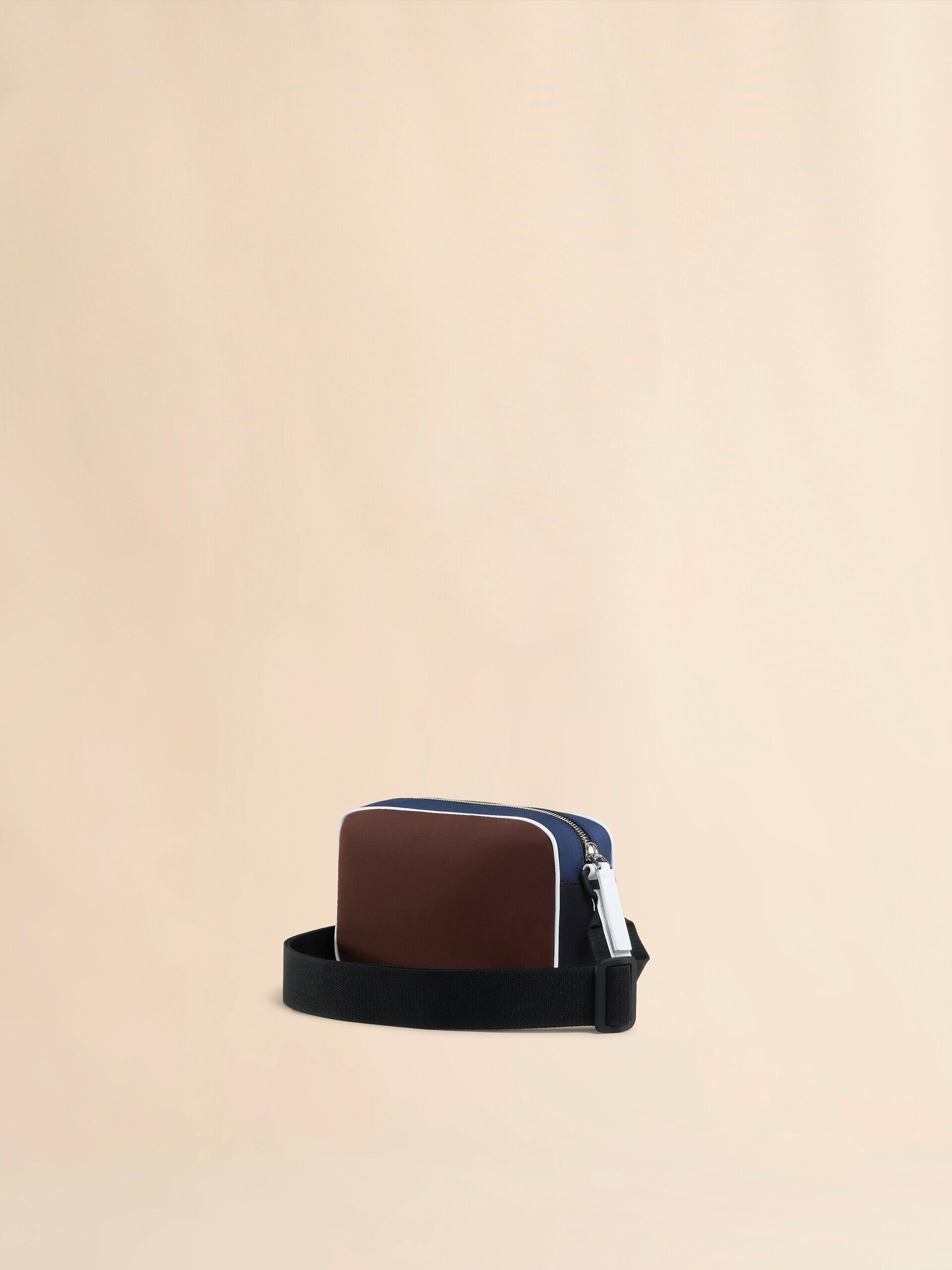 Brown blue and black Puff camera bag | Marni