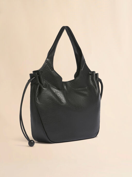 Black leather Trunkaroo Soft medium tote bag - Shoulder Bags