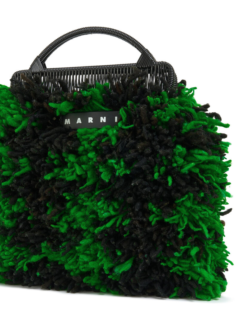 ブルー Marni Market Woolyバッグ - ハンドバッグ - Image 4