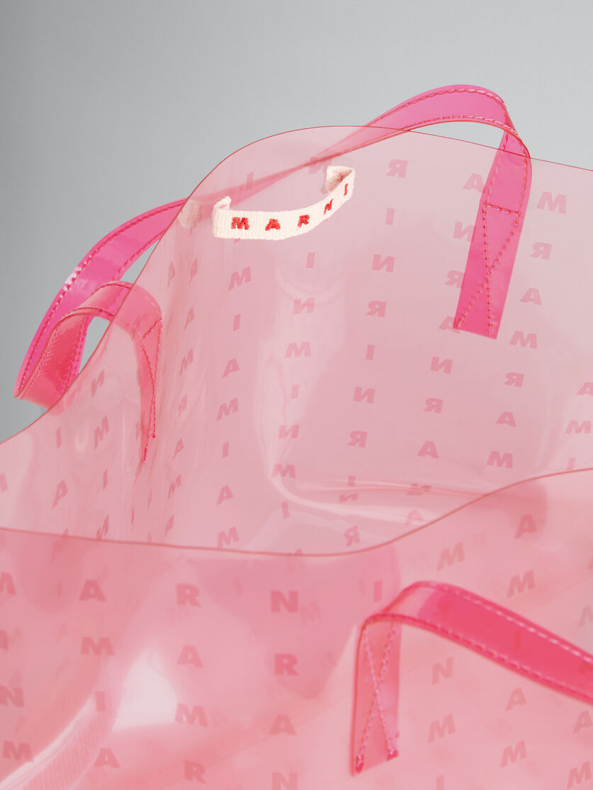 Pink bag with allover logo print - Bags - Image 4