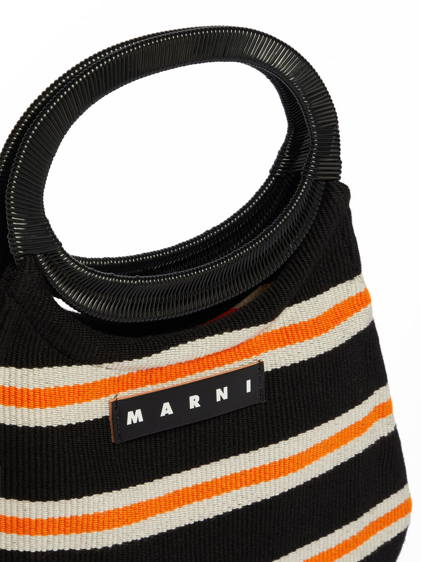 マルチカラー ストライプ コットン製MARNI MARKETバッグ - ハンドバッグ - Image 4
