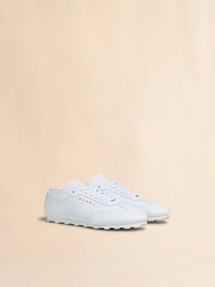 Black nappa leather Softy Soccer sneaker - Sneakers - Image 2