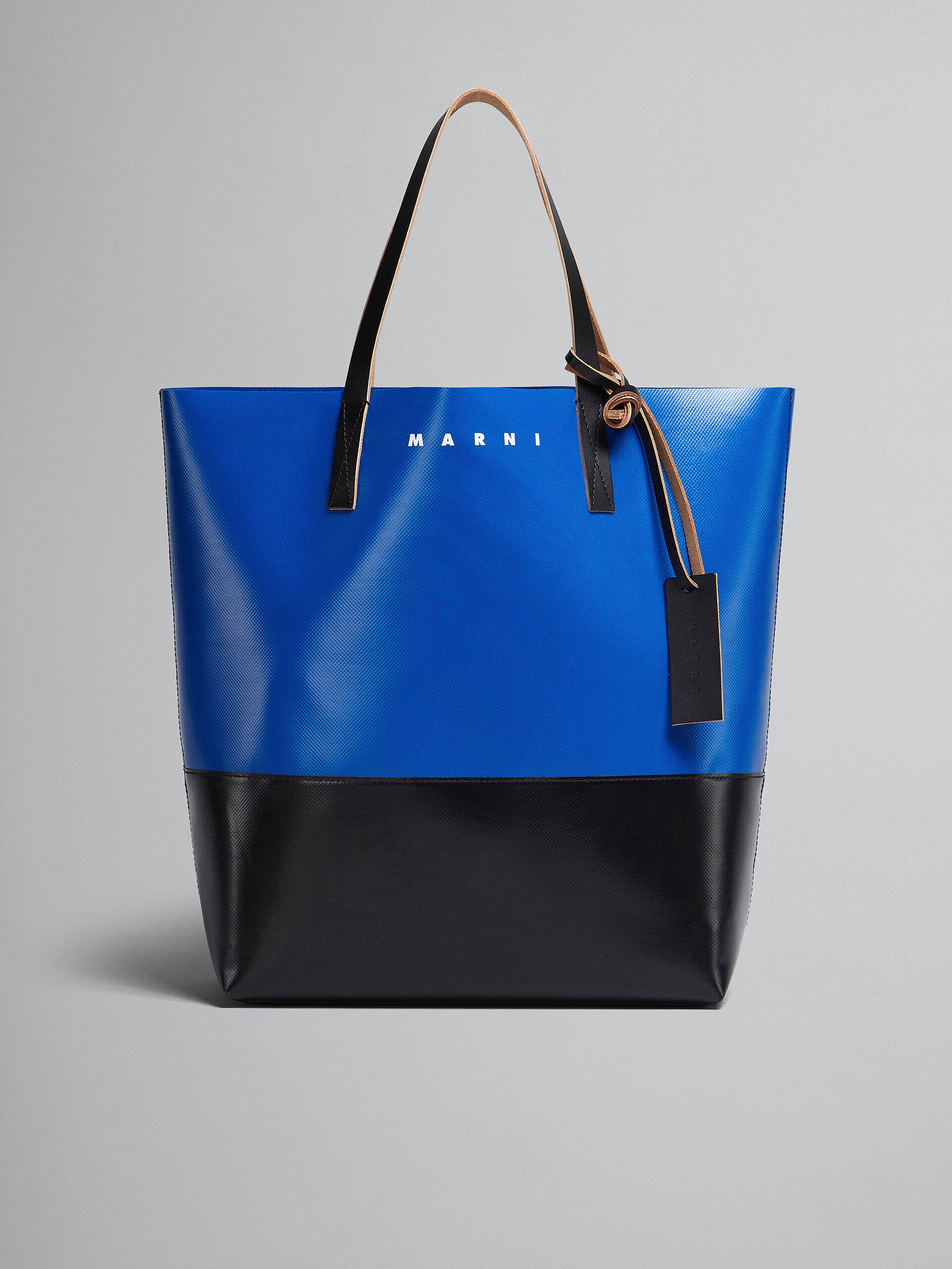 Tribeca shopping bag in blue and black | Marni