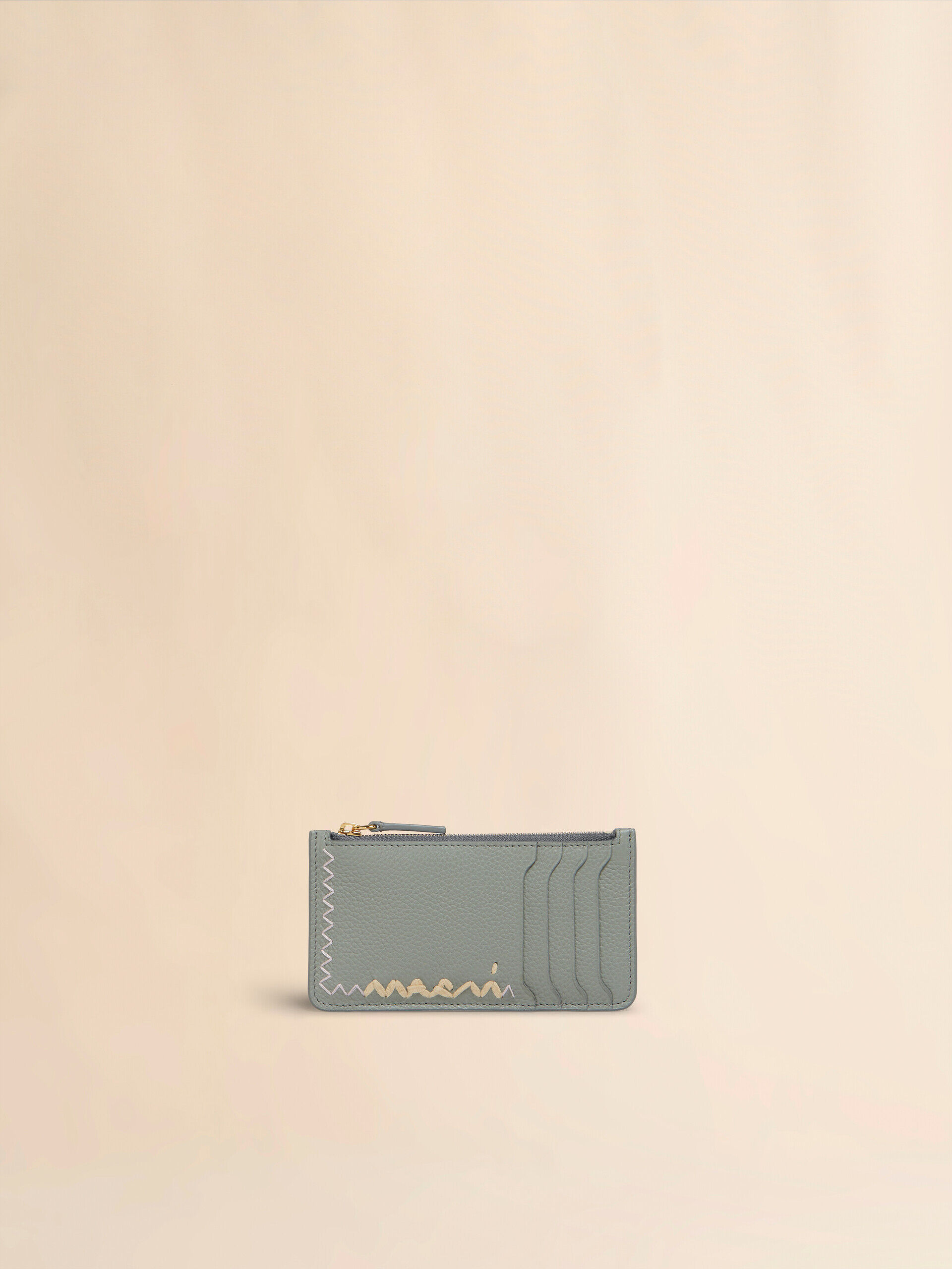 [Marni] leather zipper card holder - Nomad / ☆送料込☆ マルニ MARNI マルニ MARNI ZIPPED CARD CASE ジップドカード
