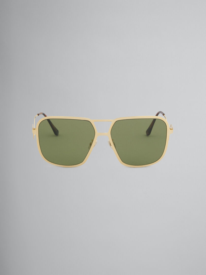 Occhiali da sole HA LONG BAY verdi in metallo - Occhiali da sole - Image 1