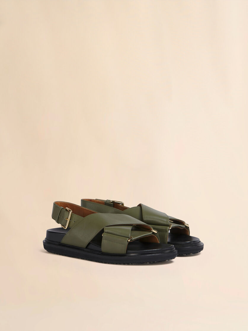 Brown leather Fussbett - Sandals - Image 2