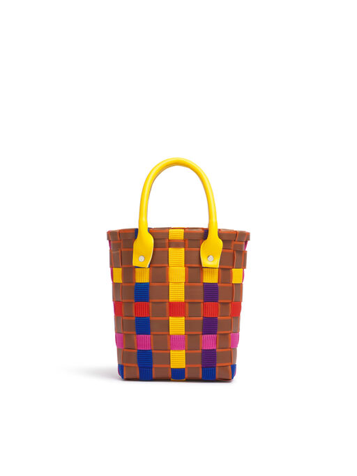 レモン MARNI MARKET MINI TAPE BASKET - ショッピングバッグ