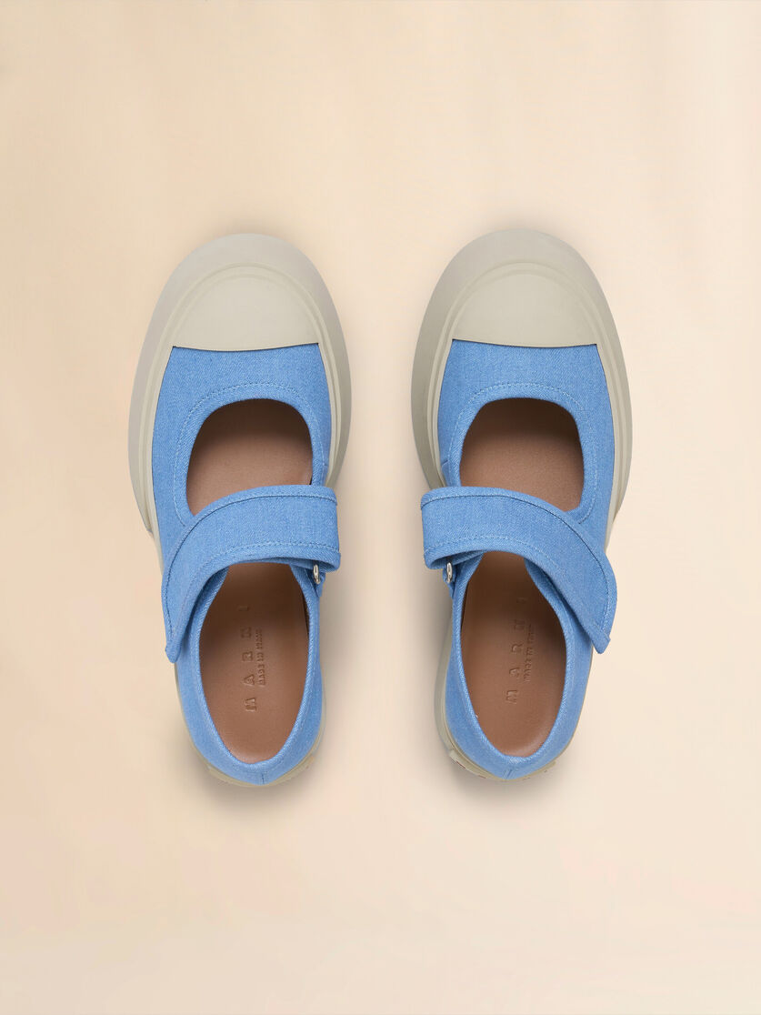 Light blue denim Mary Jane sneaker - Sneakers - Image 4