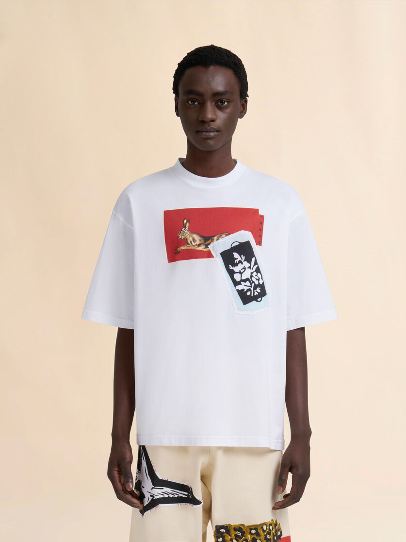 Camiseta de algodón blanca - Camisas - Image 2