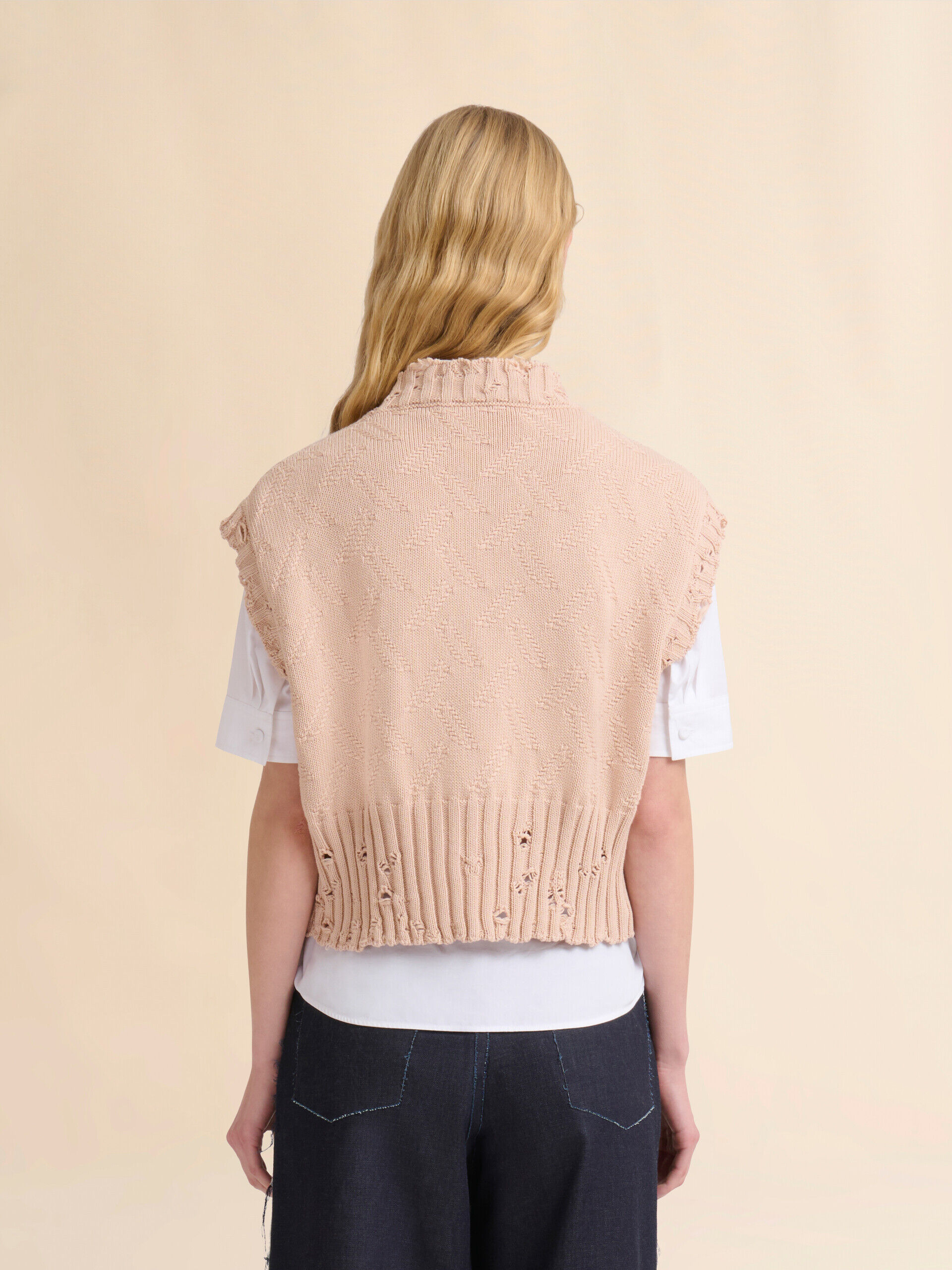 MARNI コットン ダメージ加工 ワンピース MARNI コットン ワンピース ダメージ加工 | THE OUTNET (アウト