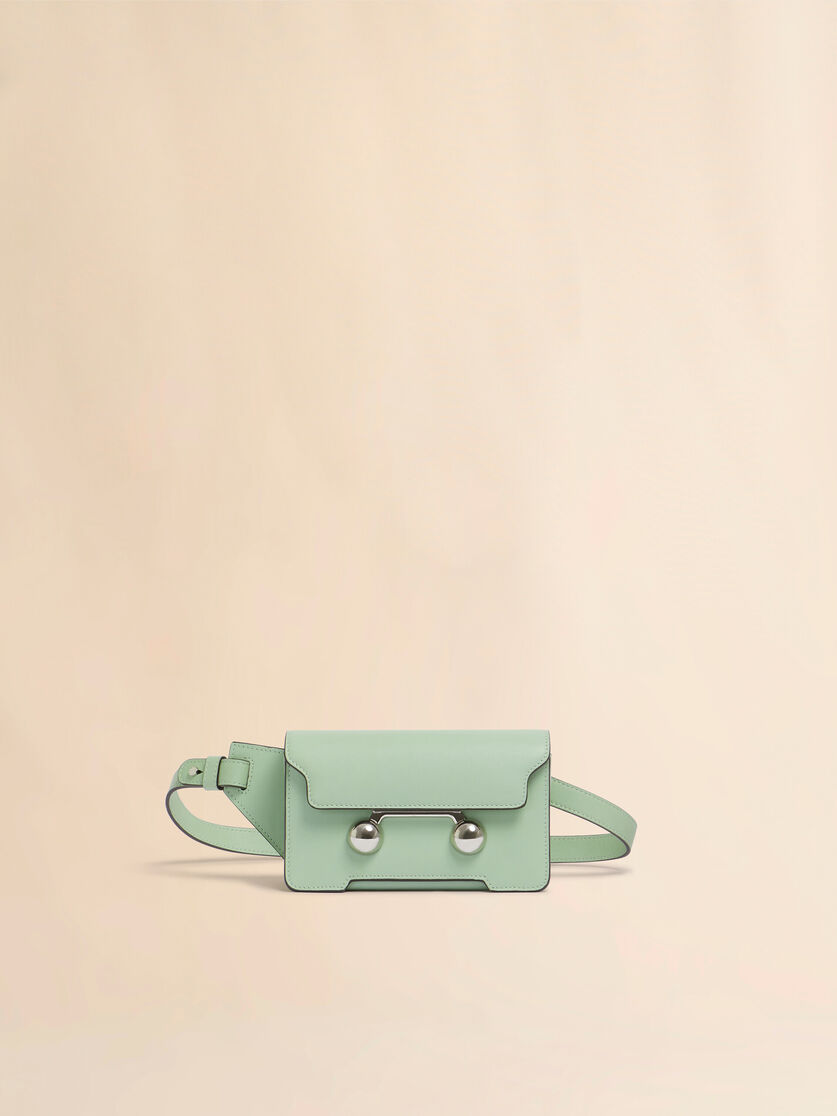 Borsa a tracolla Trunkaroo in pelle blu scuro - Marsupi - Image 1