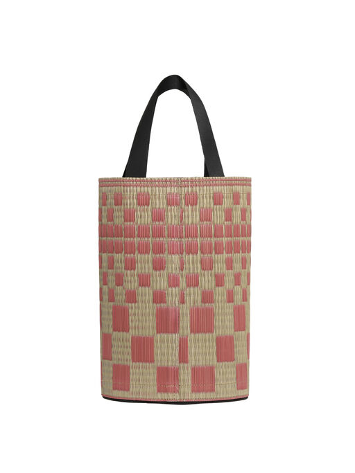 ピンクキャンディー MARNI MARKET TATAMI BUCKET BAG - ショッピングバッグ