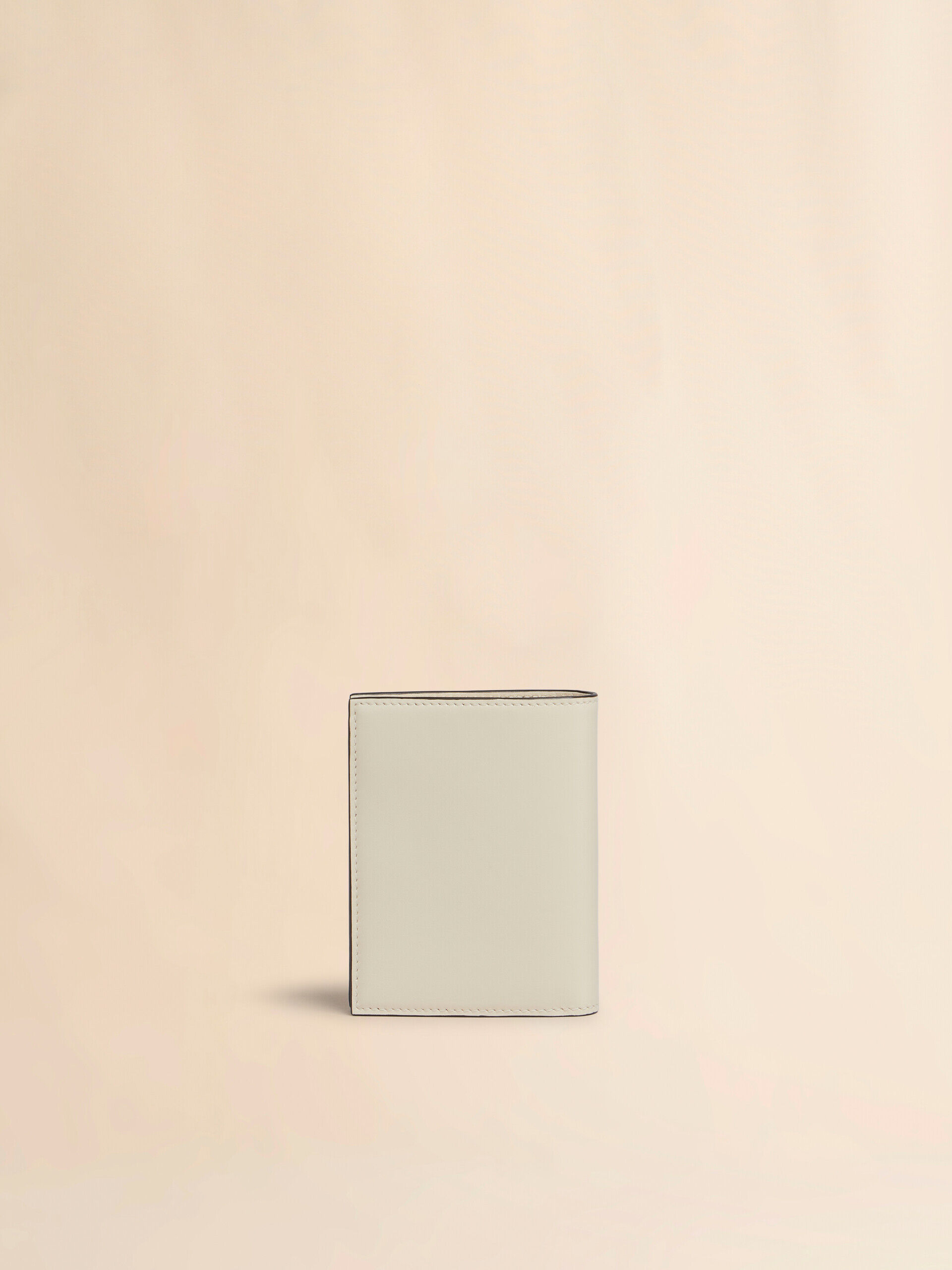 クリーム レザー製 Envelope 二つ折りウォレット | Marni
