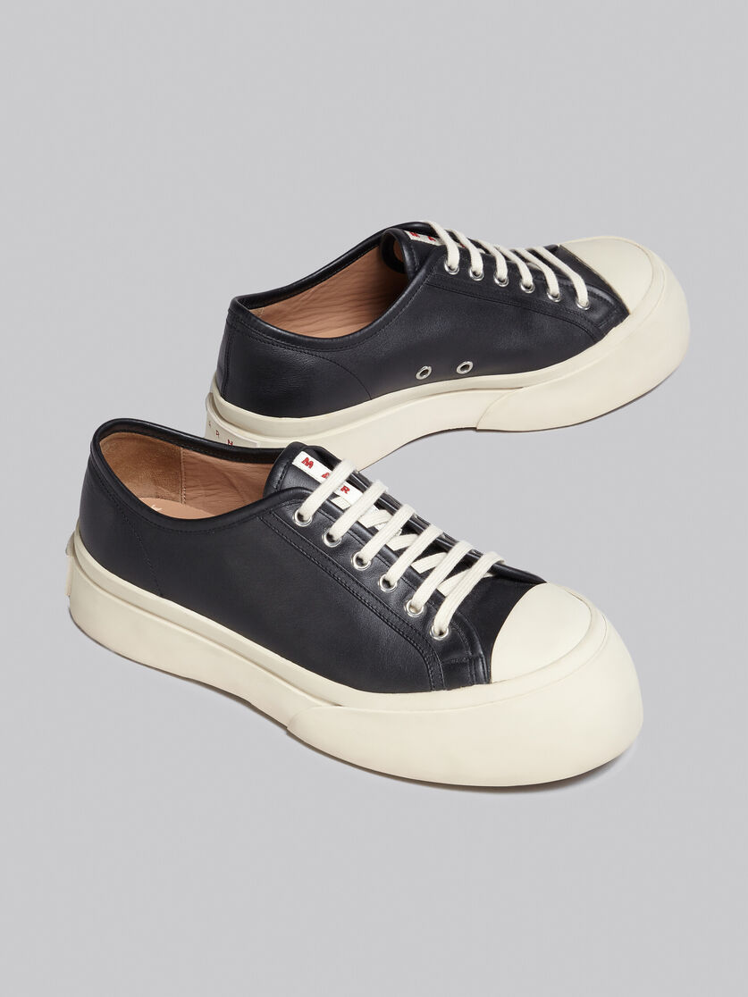 Light blue nappa leather Pablo lace-up sneaker - Sneakers - Image 5