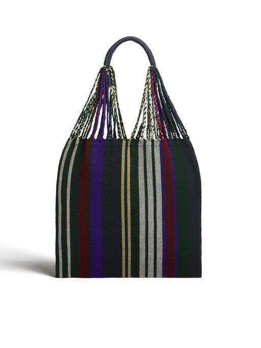 マルチカラー パープル クロシェ製 MARNI MARKET HAMMOCKバッグ - ハンドバッグ