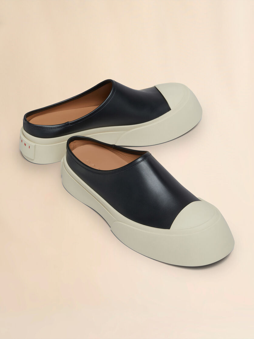 Graue Pablo Sabots aus Leder - Sneakers - Image 5