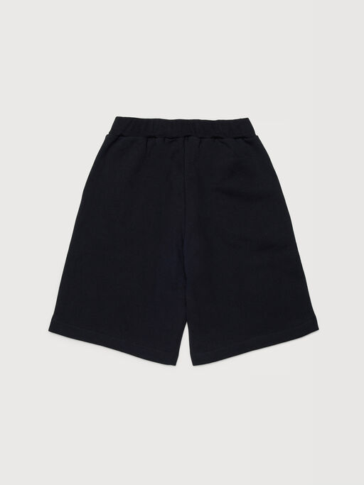 Schwarze Bermudashorts aus Sweatstoff mit Marni-Logo - Hosen