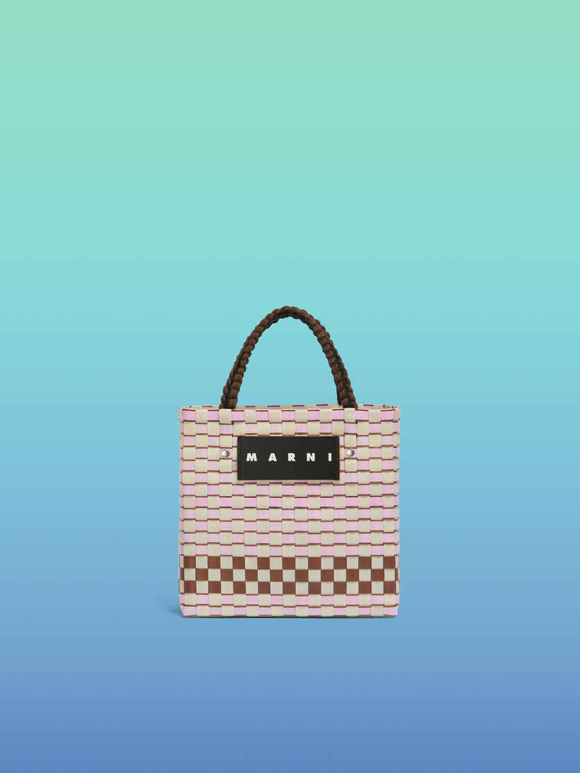 スクエアウォーブン素材製 MARNI MARKET BASKETバッグ - ハンドバッグ - Image 1