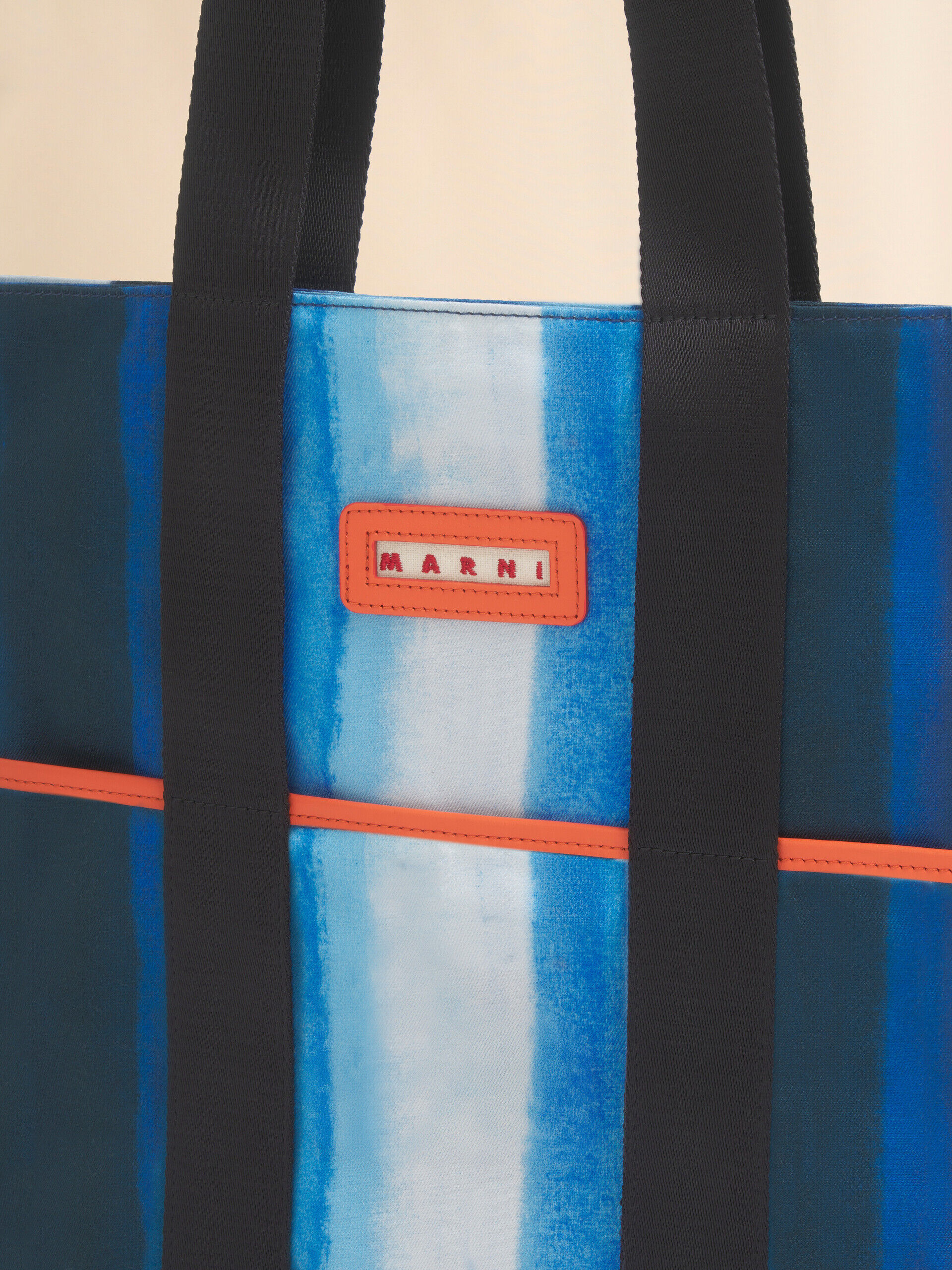 Blue cotton tote bag | Marni