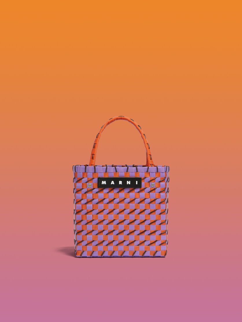 ブラウン MARNI MARKET Diagonal Cable ミニ バスケットバッグ - ショッピングバッグ - Image 1