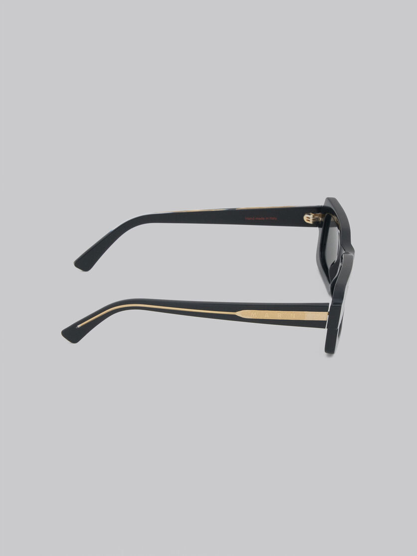 LAKE VOSTOK Sonnenbrille aus schwarzem Azetat - Optisch - Image 3