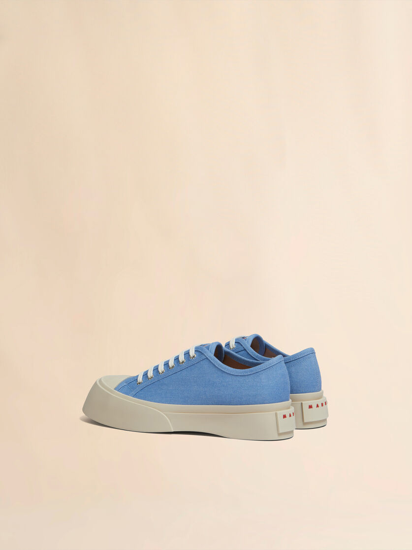 Light blue denim Pablo lace-up sneaker - Sneakers - Image 3