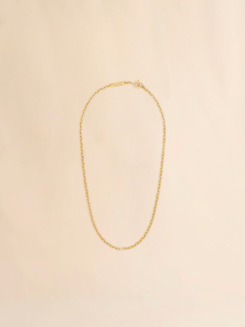 Gold chain necklace, Image 1