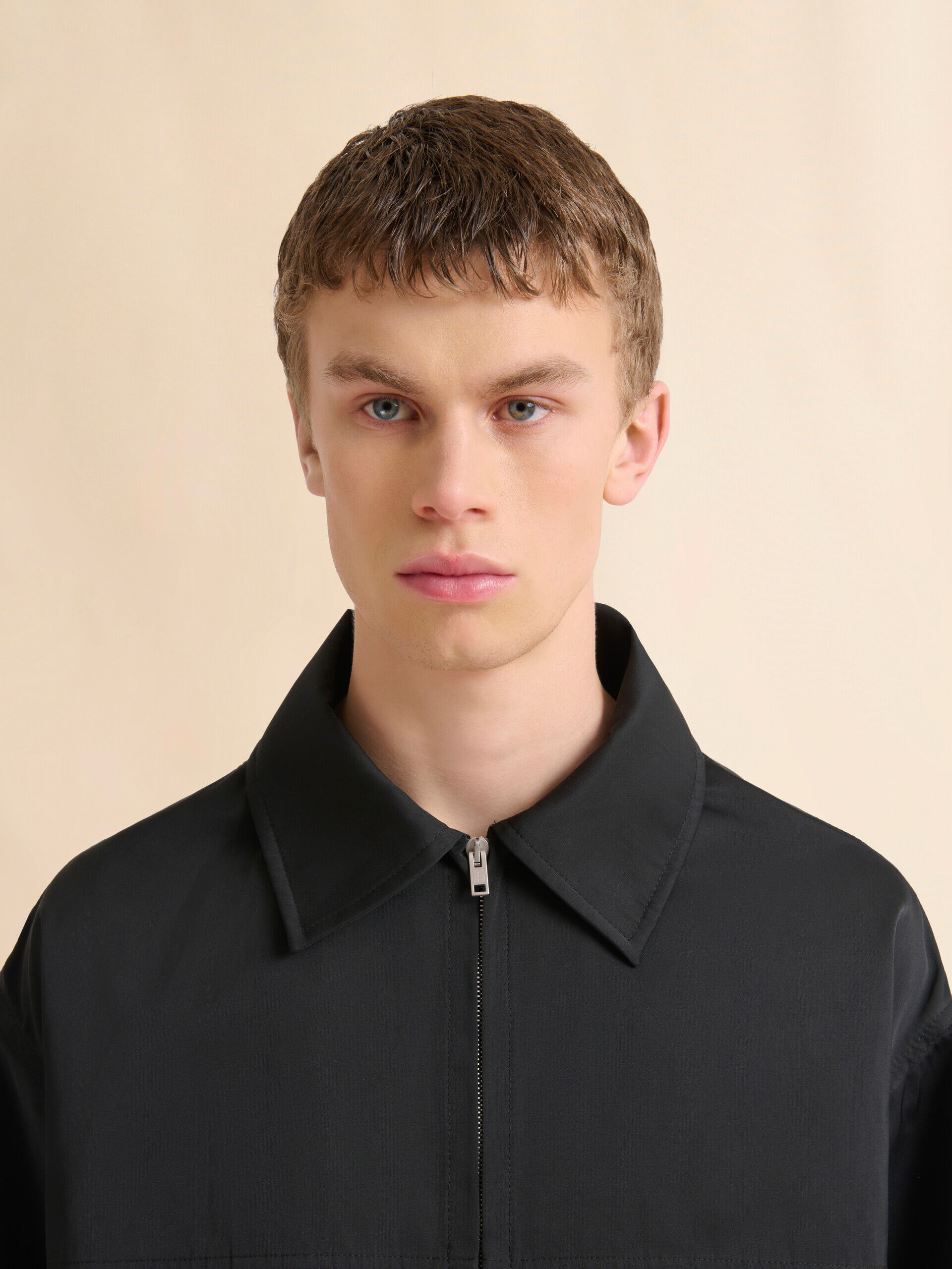 Black water-repellent taffeta jacket | Marni