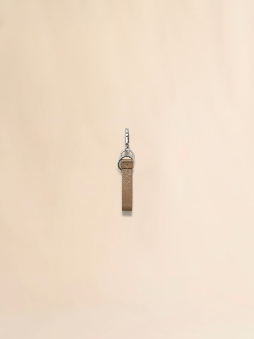 Blue leather keyring with Marni Mending - Key Rings - Image 2