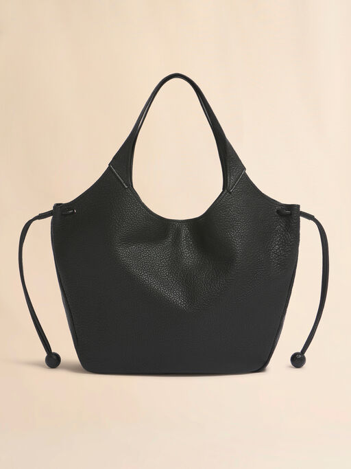 Black leather Trunkaroo Soft medium tote bag - Shoulder Bags