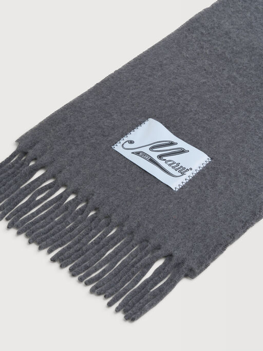 Grey alpaca scarf - Scarves