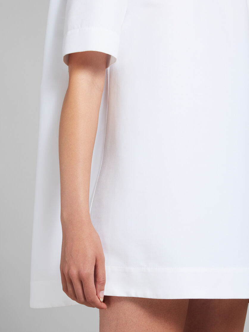 White cady mini cocoon dress - Dresses - Image 5