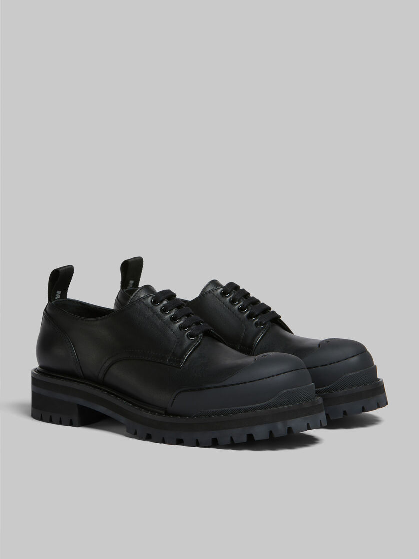 Black leather Dada Army derby shoe - Lace-ups - Image 2